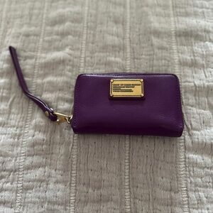 Marc Jacob’s Purple Leather Wristlet